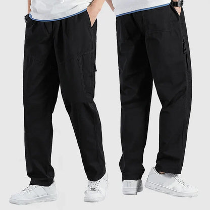 Versatile Men's Cargo Pants with Multiple Pockets