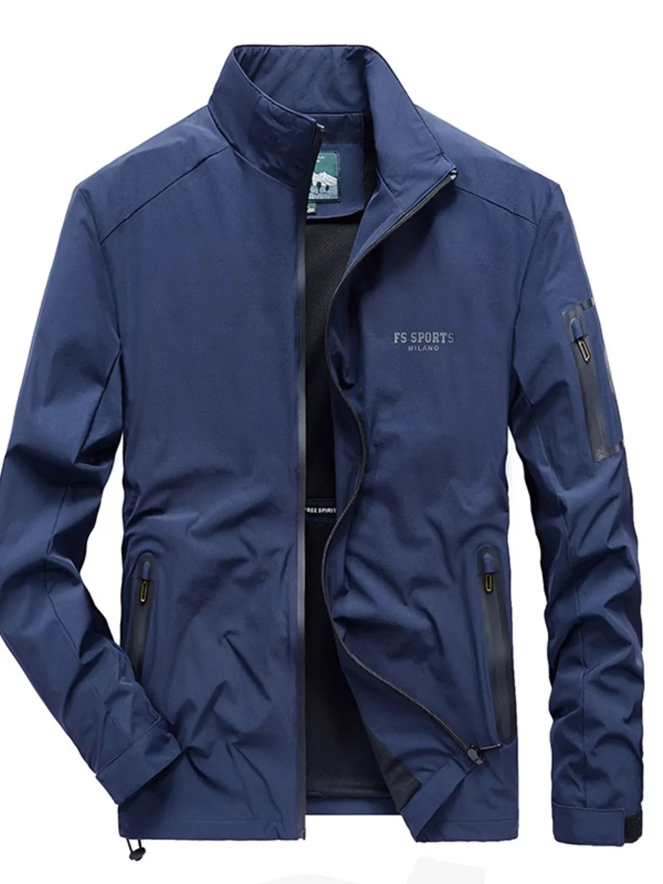 Slim Fit Water Resistant Zip Jacket