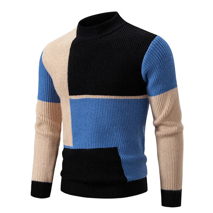 Warm Mens Crew Neck Winter Sweater