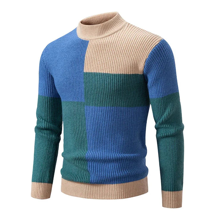 Warm Mens Crew Neck Winter Sweater