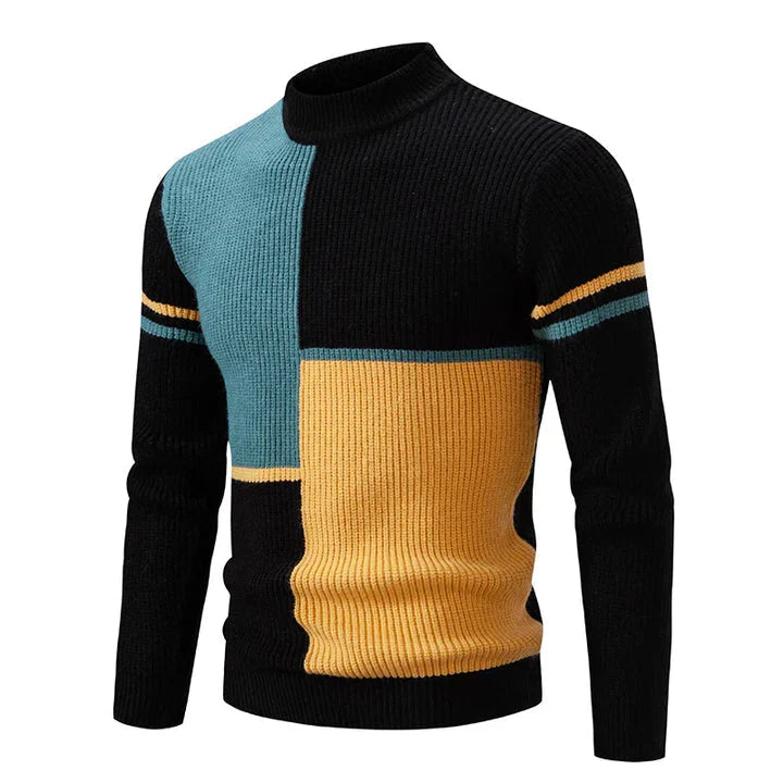 Warm Mens Crew Neck Winter Sweater