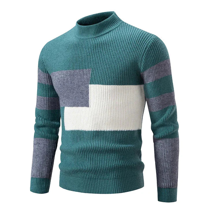 Warm Mens Crew Neck Winter Sweater