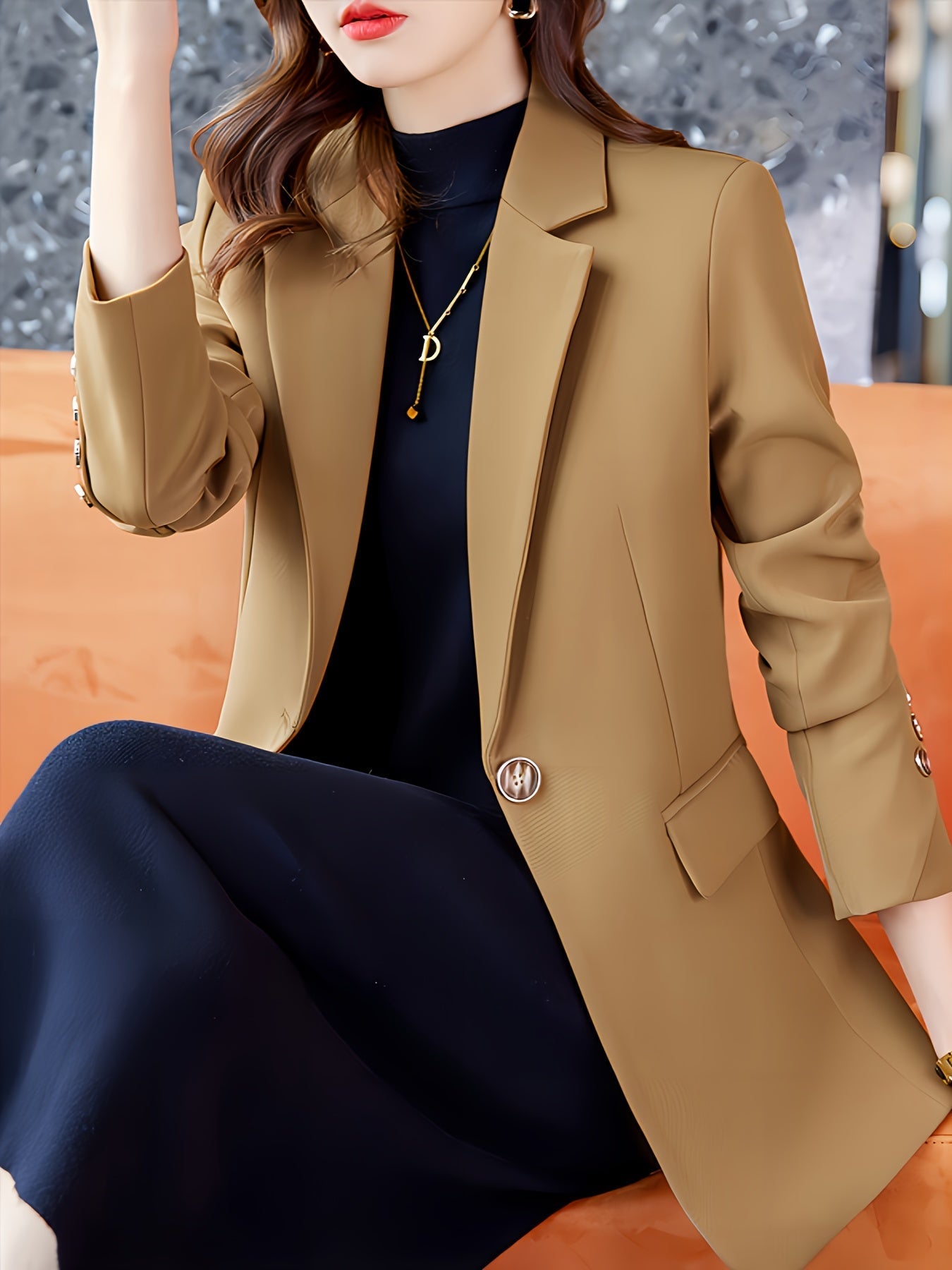 Elegant Ladies Extended Coat
