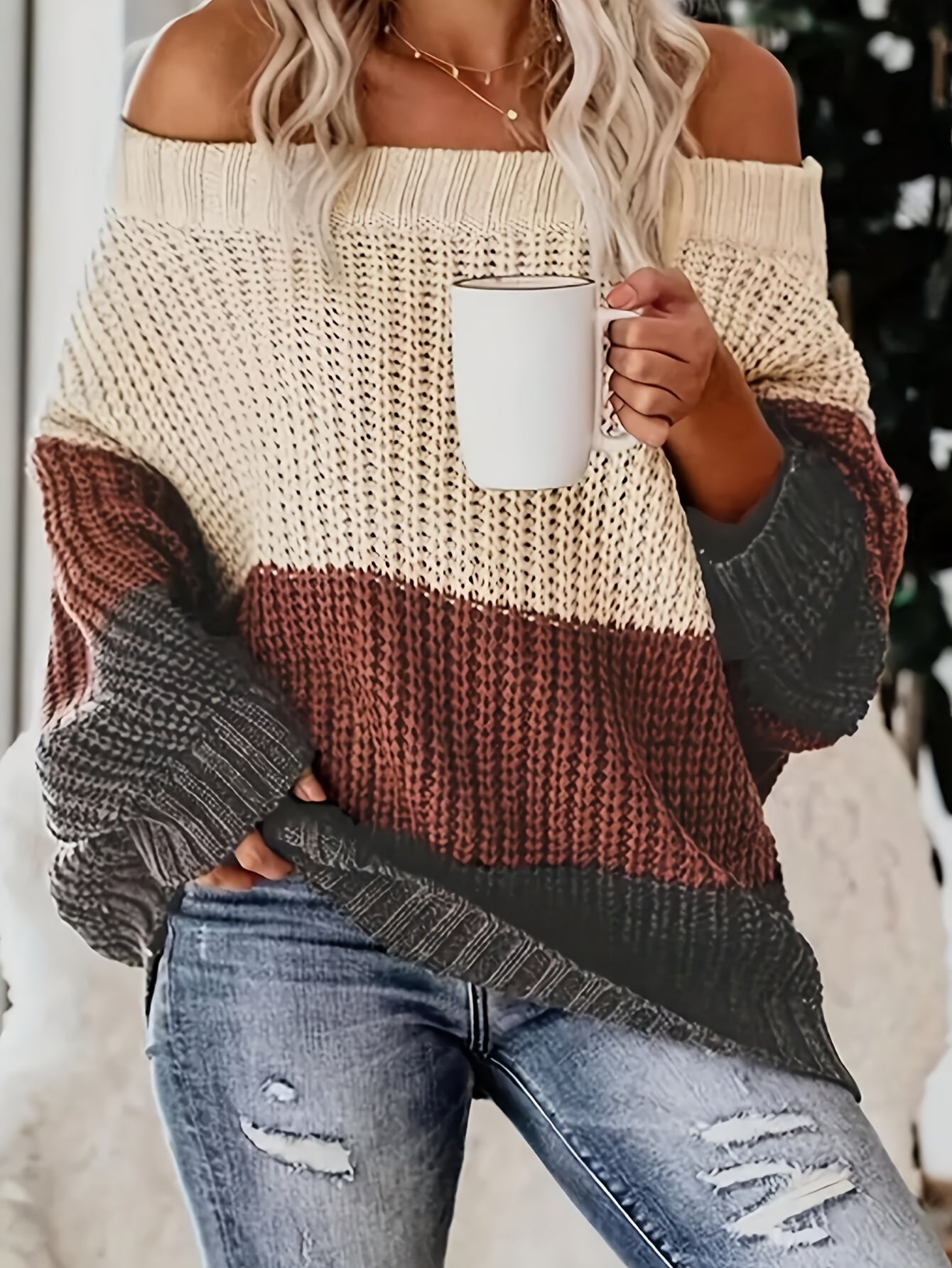 Comfy Relaxed Fit Women's Sweater - VogeLuxe