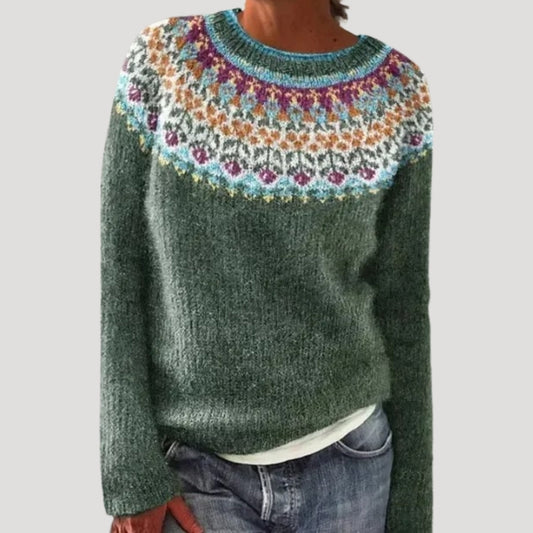 Warm Winter Women's Cable Knit Sweater - VogeLuxe