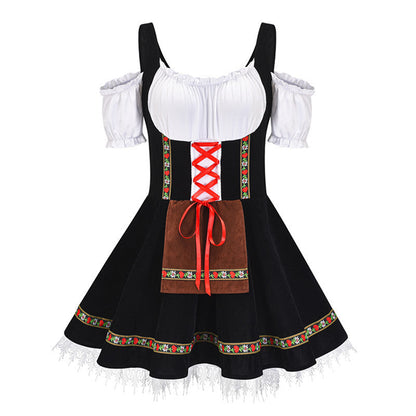 Plus Size Funny Beer Maid Costume Dress