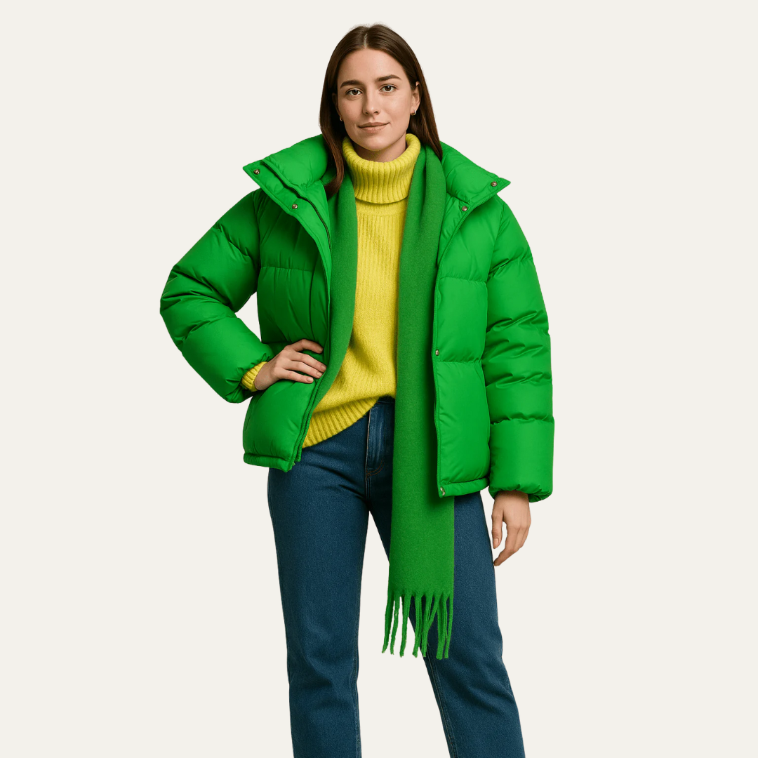 VogeLuxe | Women’s Short Quilted Puffer Jacket