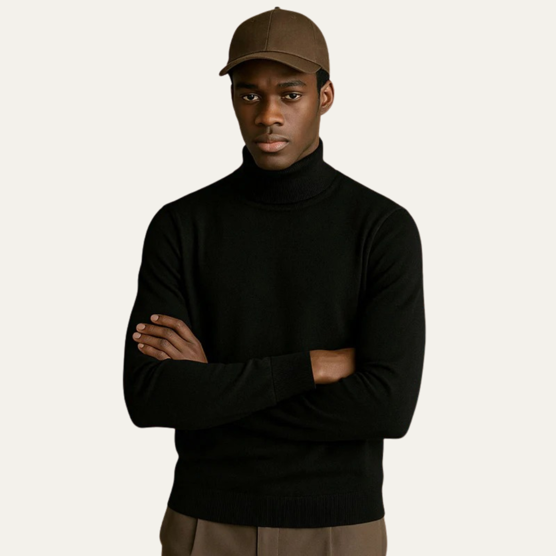 VogeLuxe | Men’s Sophisticated Turtleneck Sweater