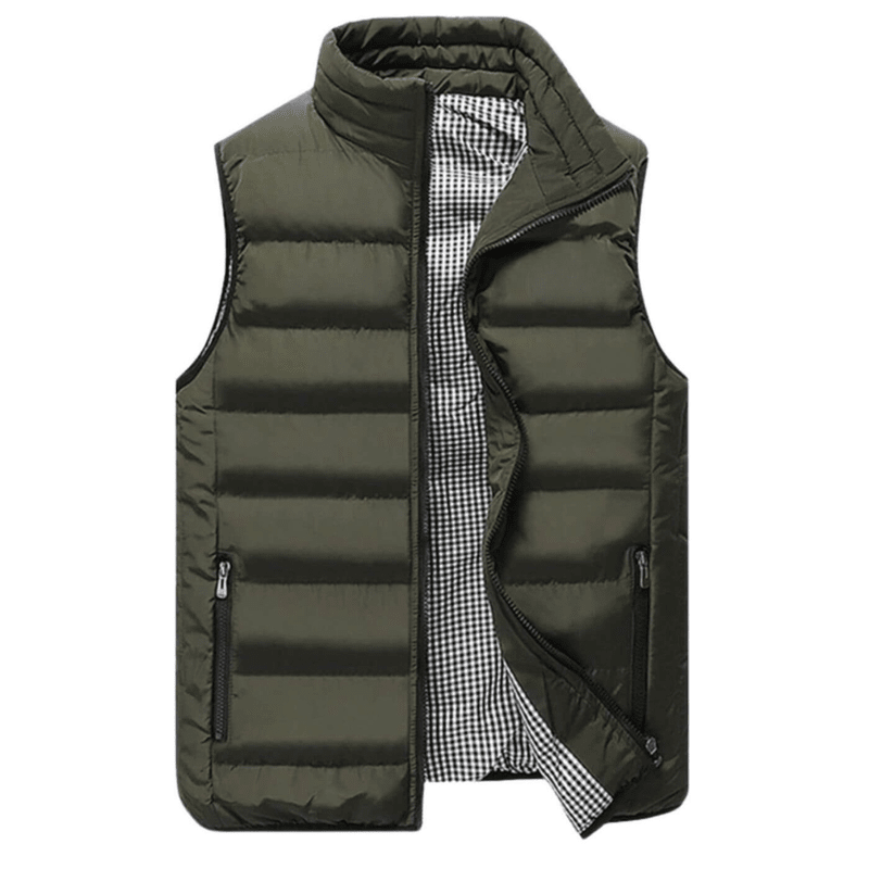 VogeLuxe | Men’s Quilted Sleeveless Puffer Vest