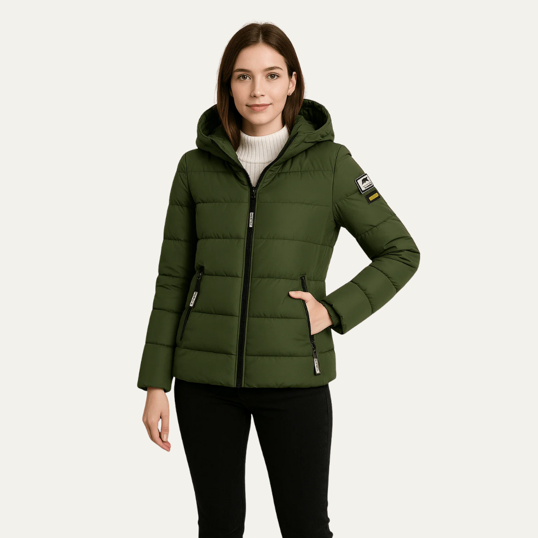 VogeLuxe | Women’s Sporty Hooded Puffer