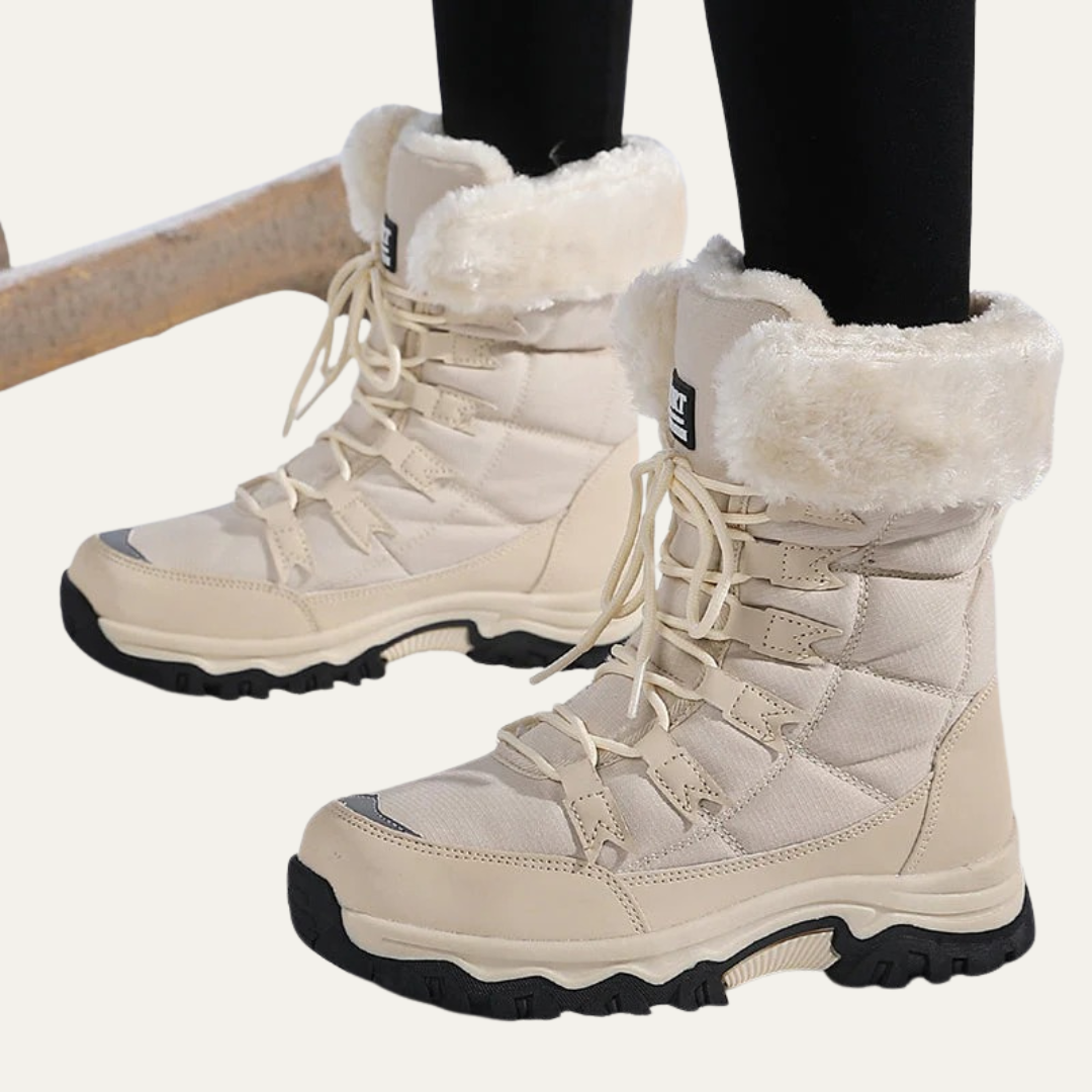 VogeLuxe | Women’s Heavy Duty Mid Calf Winter Platform Boots