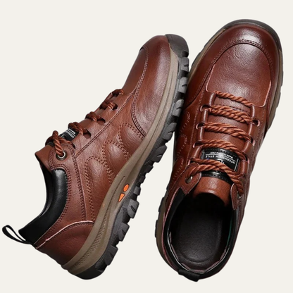 VogeLuxe | Men’s Casual Pebbled Leather Walking Shoes