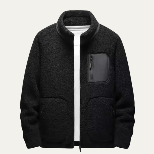 VogeLuxe | Men’s Warm Cozy Full Zip Fleece Jacket