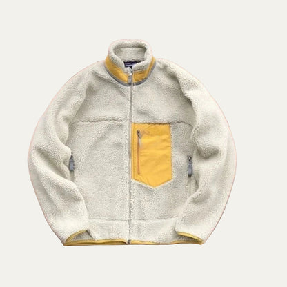 VogeLuxe | Men’s Teddy Full Zip Sherpa Fleece Jacket