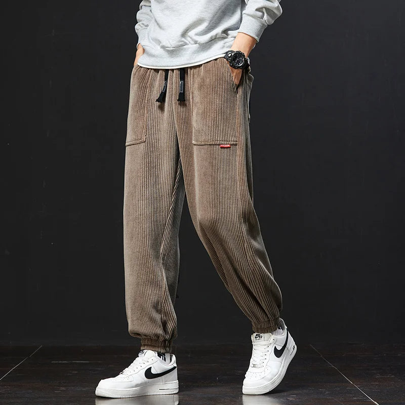 Comfortable Corduroy Running Pants