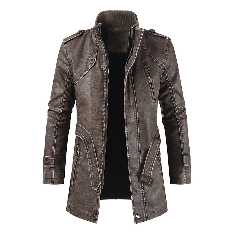 Stylish Mens Quilted Jacket with Adjustable Waist
