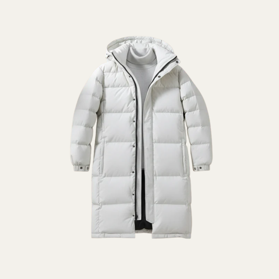 VogeLuxe | Men’s Insulated Long Quilted Puffer Coat