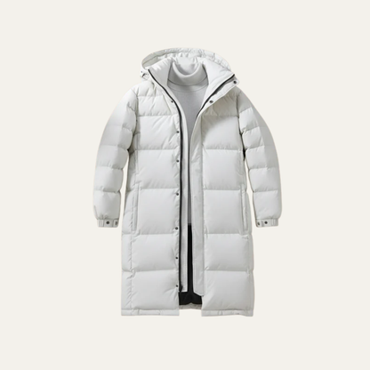 VogeLuxe | Men’s Insulated Long Quilted Puffer Coat