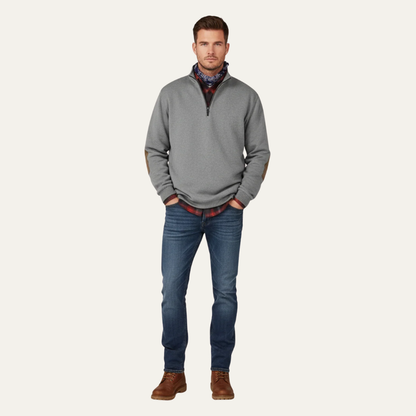 VogeLuxe | Men’s Classic Fine Knit Crew Neck Sweater