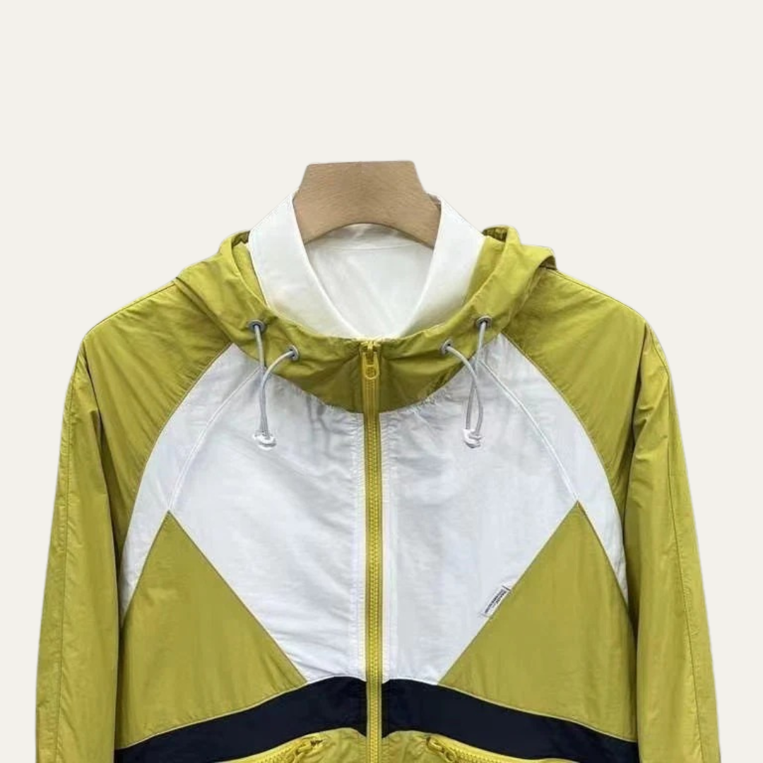 VogeLuxe | Men’s Active Colorblock Windbreaker