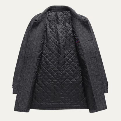 VogeLuxe | Men’s Classic Single-Breasted Coat