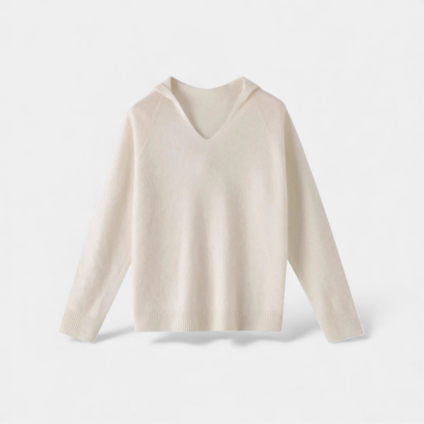 Cozy Women's Oversized Wool Knit Hooded Sweater