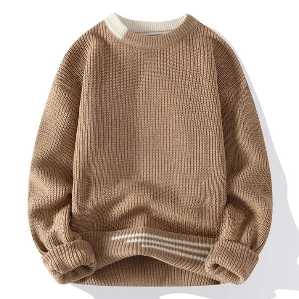 Cozy Crew Neck Winter Sweater for Men