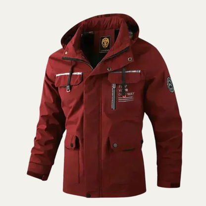 VogeLuxe | Men’s Tactical Outdoor Utility Parka Jacket