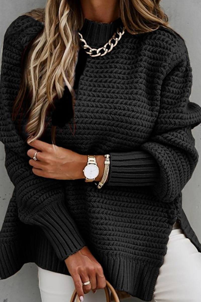 Soft Women's Winter Cashmere Crew Neck Sweater