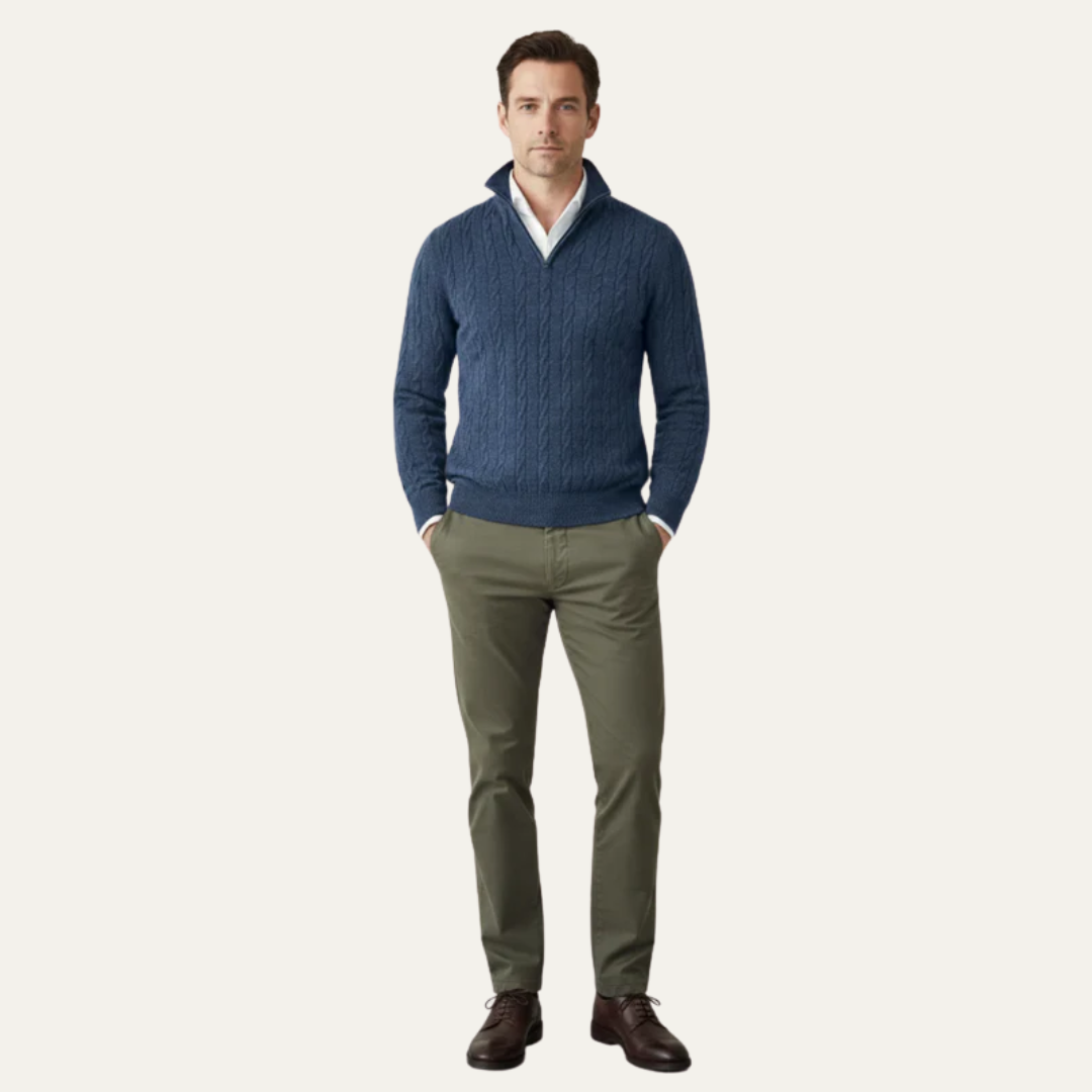 VogeLuxe | Men’s Textured Quilted Bomber Jacket