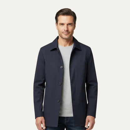 VogeLuxe | Men’s Classic Straight-Cut Coat