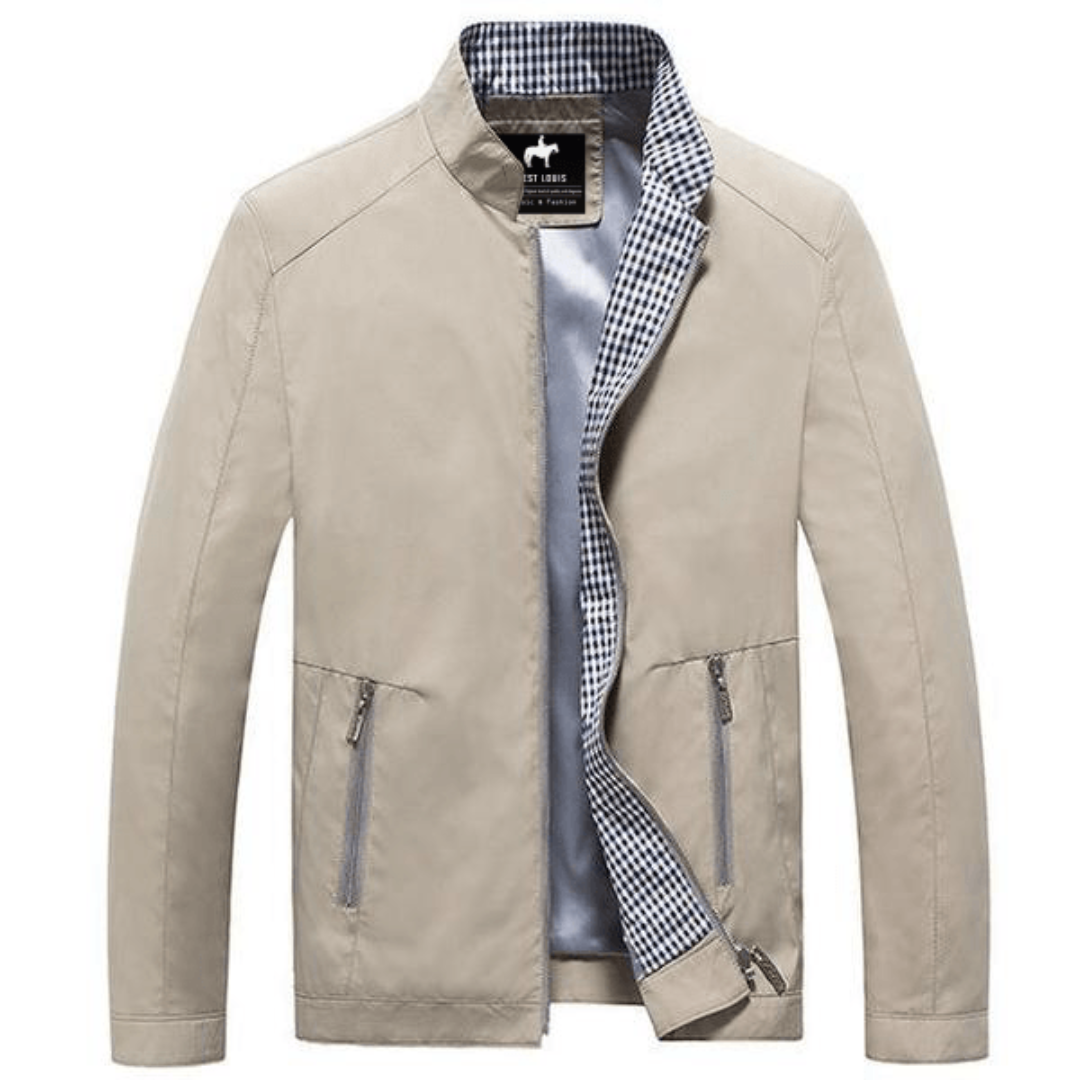 VogeLuxe | Men’s Classic Full Zip Blouson Jacket