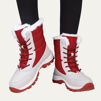 VogeLuxe | Women’s Waterproof Quilted Mid Calf Cold Weather Boot