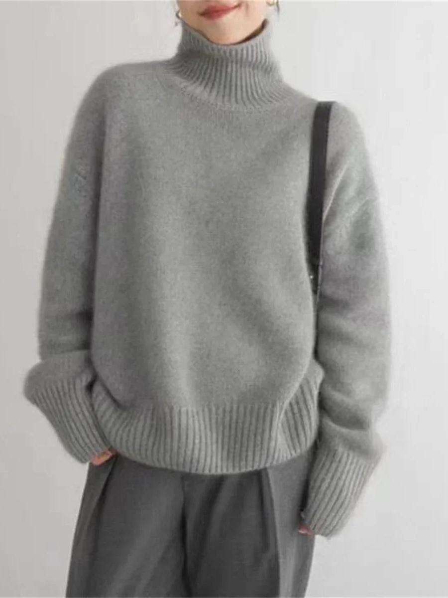 Women's Cozy Warm Winter Knit Turtleneck Sweater