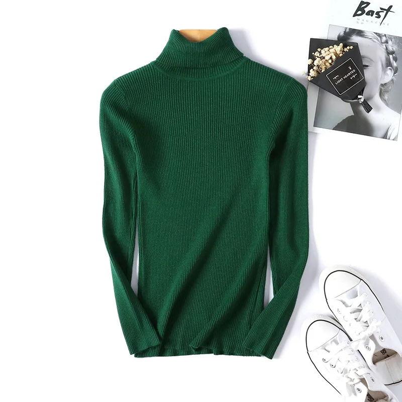Cozy Fit Women's Winter Turtleneck Jumper Sweater