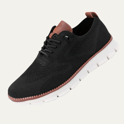 VogeLuxe | Men’s Mixed Media Low Top Platform Sneakers