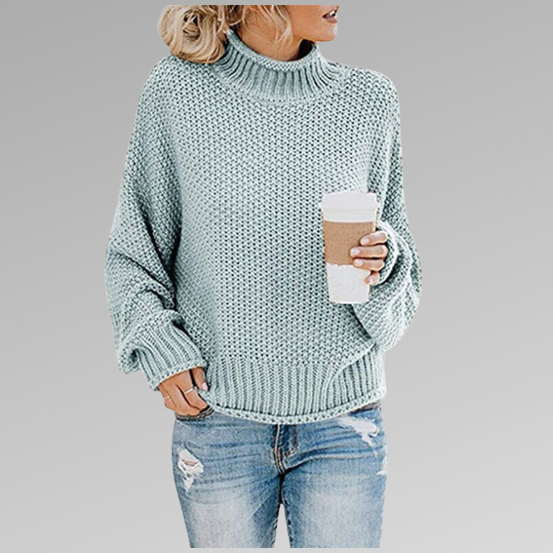Soft Chunky Knit Turtleneck Sweater – Casual Fit
