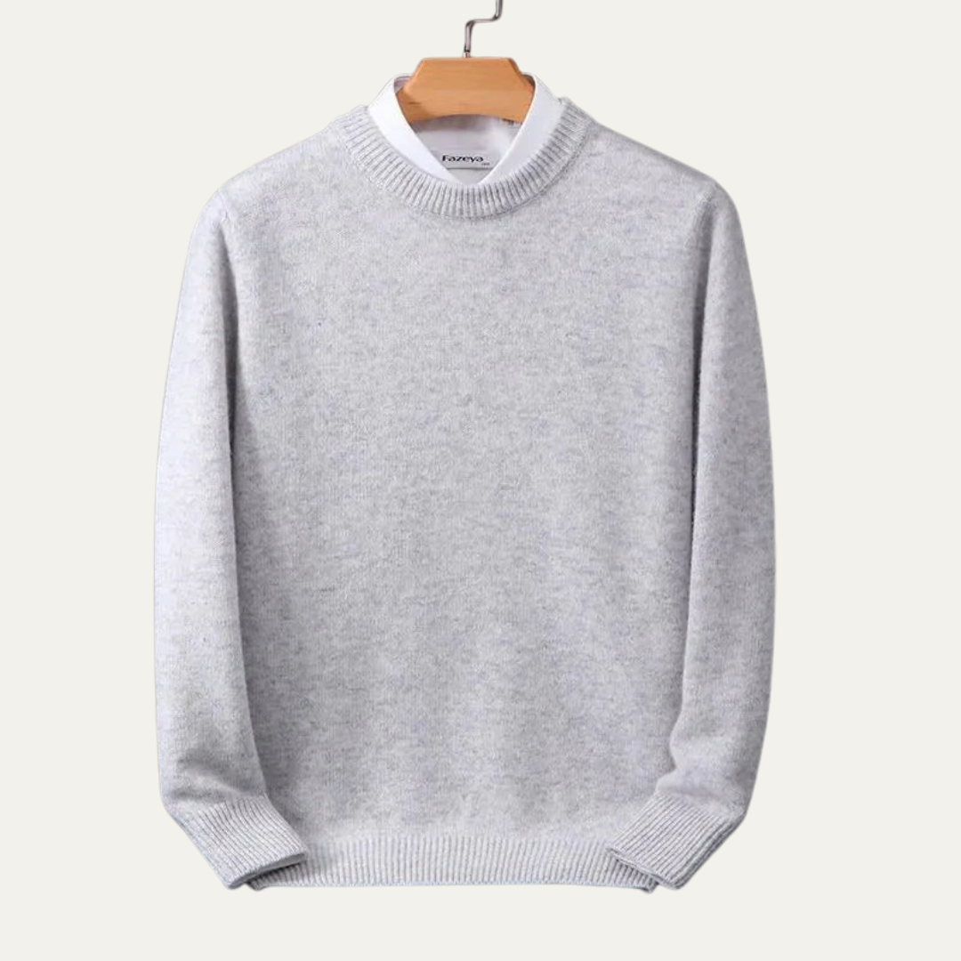 VogeLuxe | Men’s Classic Round Knit Sweater