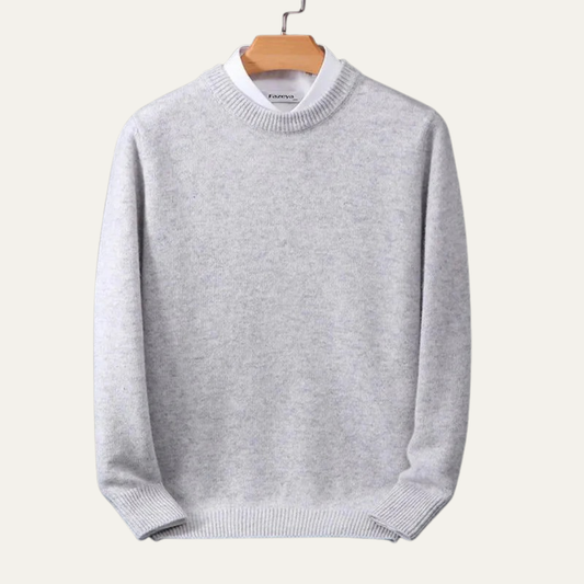 VogeLuxe | Men’s Classic Round Knit Sweater
