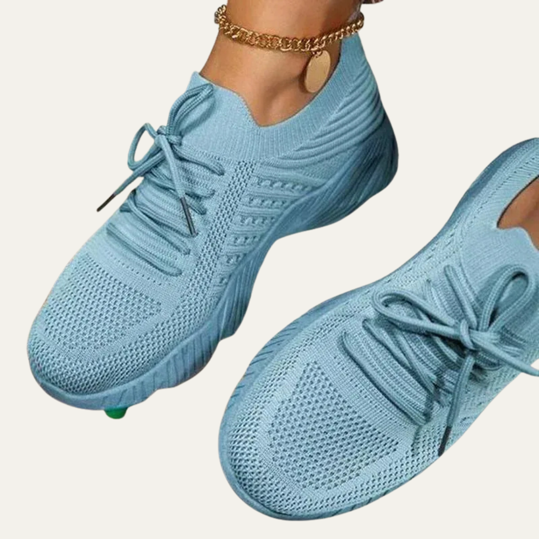 VogeLuxe | Women’s Lightweight Slip On Platform Sneakers