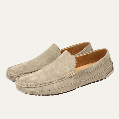 VogeLuxe | Men’s Suede Hand-Stitched Moccasins
