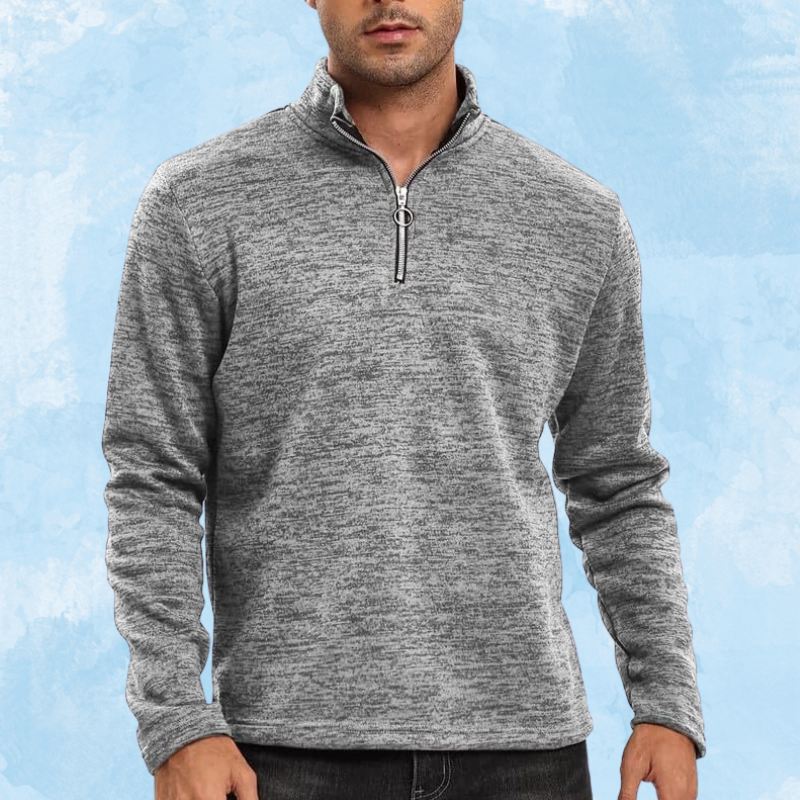 Warm Men's High Neck Winter Sweater