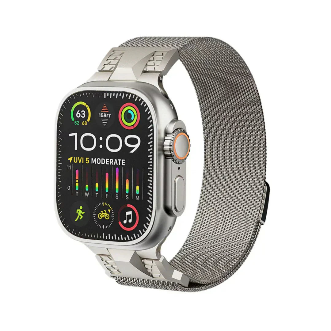 Stylish Magnetic Metal Strap for Apple Watch