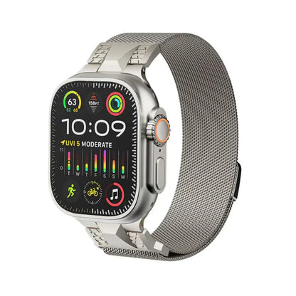 Stylish Magnetic Metal Strap for Apple Watch