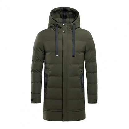 Warm Waterproof Parka Coat for Men with Hood