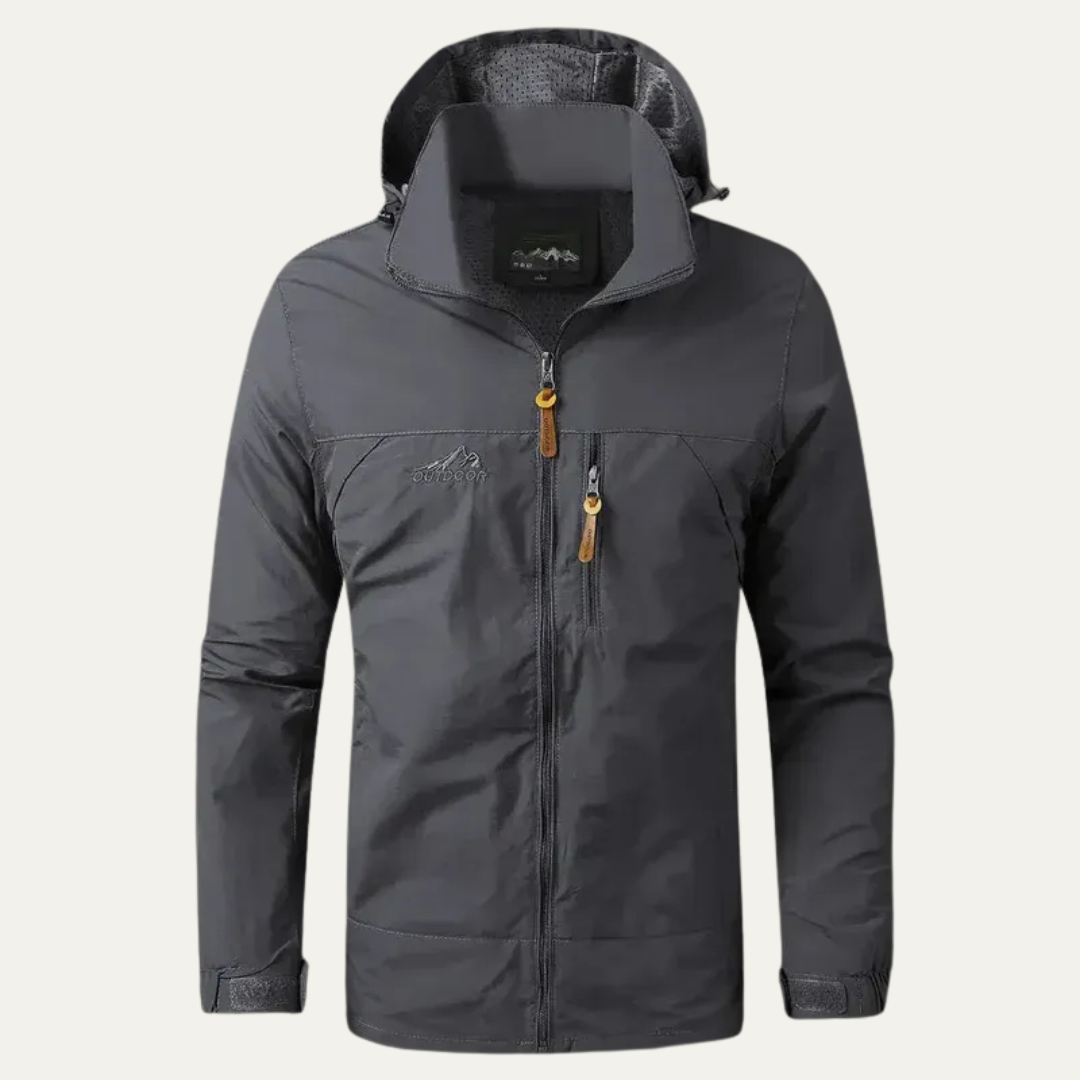 VogeLuxe | Men’s Technical Hooded Windbreaker Jacket