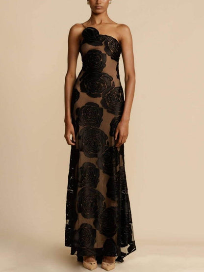 Beautiful Floral Long Summer Dress for Women