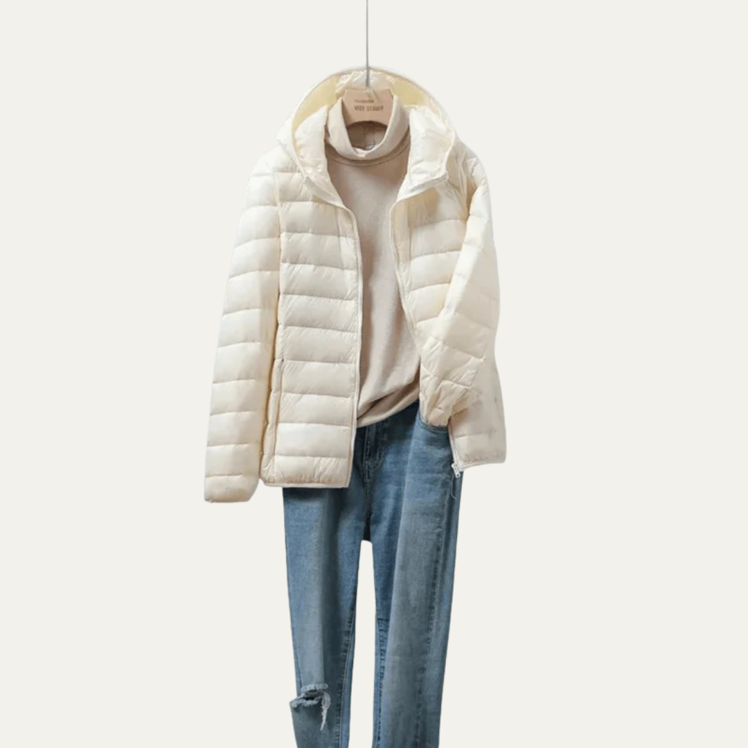 VogeLuxe | Women’s Shiny Ultralight Puffer Jacket