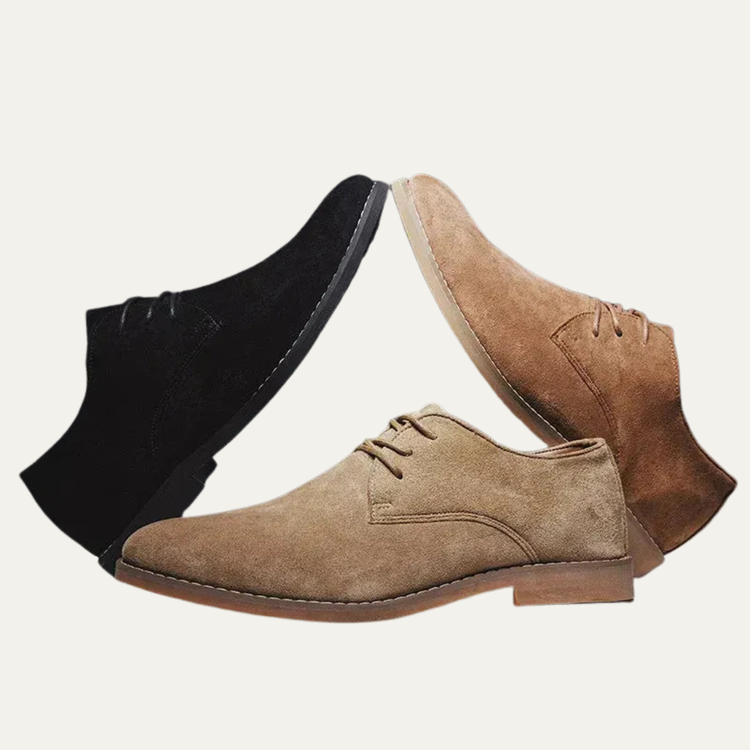VogeLuxe | Men’s Versatile Suede Derby Shoes