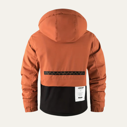 VogeLuxe | Men’s Technical Utility Jacket with Detachable Hood